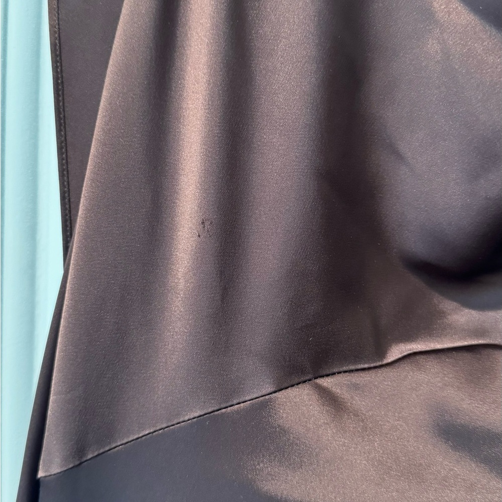 DIANE VON FURSTENBERG - Sia Satin Gown Java size 0 - Picture 4 of 6